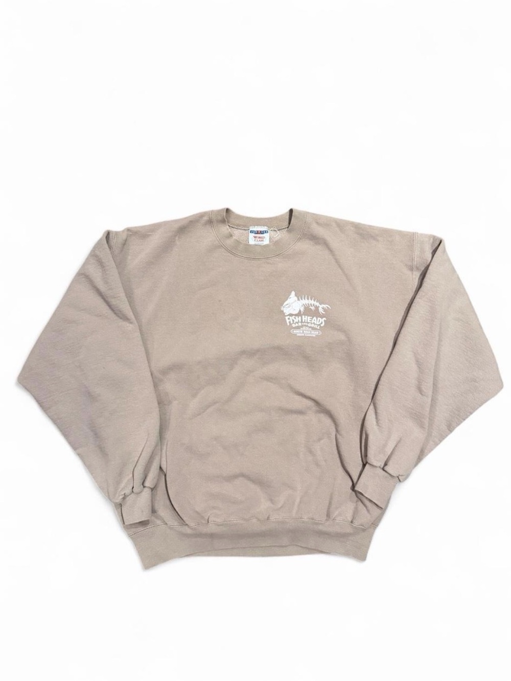 Vintage 90s Jerzees Fish Heads Bar & Grill Crewneck Sweatshirt